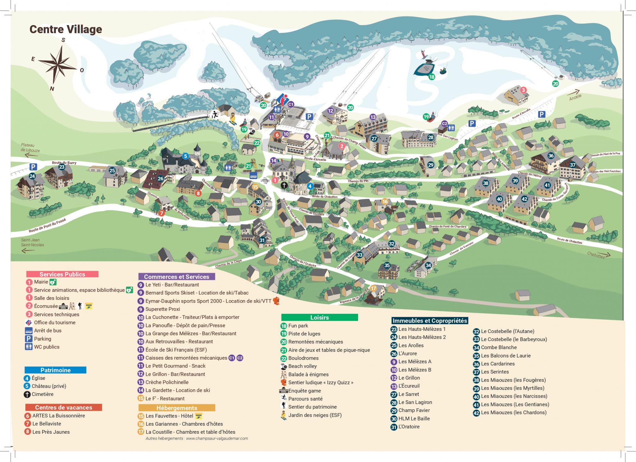 Plan Des Pistes Saint Leger Les Melezes Saint-Léger-les-Mélèzes – Village et Station de ski familiale