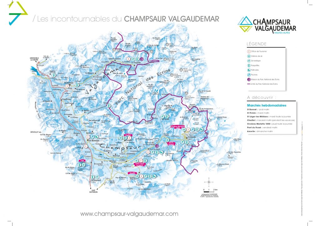 Plan - Champsaur Valgaudemar